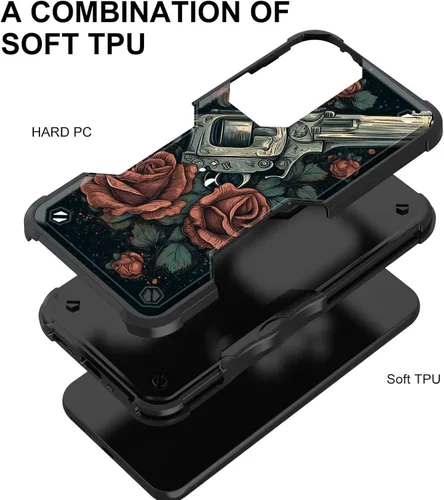 Vista 543 de Funda para Galaxy A14 5G, [Doble Capa][Protección contra Caídas de Grado Militar de 10 Pies] [Antideslizante] Funda Resistente a Prueba de Golpes