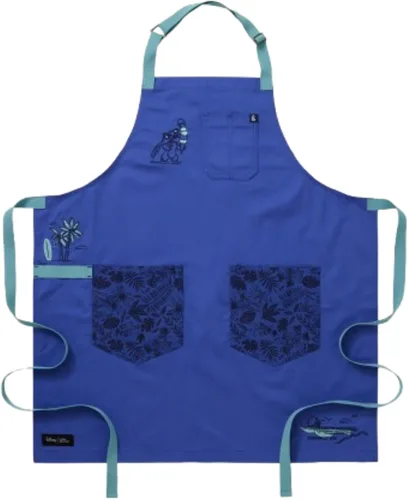 Vista 16 de hedley & bennett Delantal esencial - Delantal de chef profesional con bolsillos y correa ajustable para cocinar y asar a la parrilla Abulón Negro