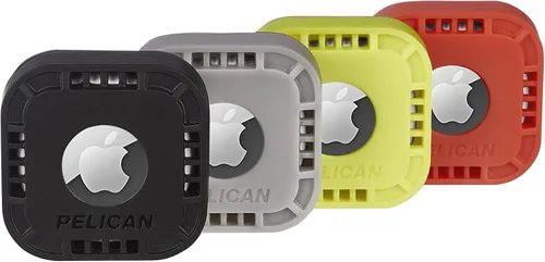 Vista 10 de Pelican Protector - Paquete de 4 soportes para Apple AirTag Funda Air Tag con adhesivo 3M Funda resistente a prueba de golpes para AirTag Stick