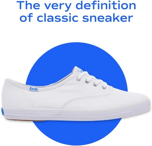 Vista 2 de Keds Champion - Tenis de lona con cordones para mujer