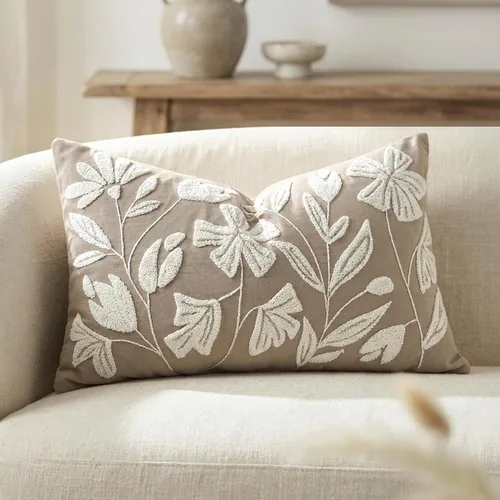 Vista 33 de BlissBlush - Funda de almohada lumbar decorativa de 12 x 20 pulgadas, funda de almohada de terciopelo beige neutro para sofá, sala de estar, cojín