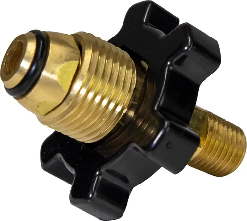 Vista 2 de Mr. Heater F273762 1/4 rosca de tubo macho x nariz suave de flujo completo P.O.L. Fitting, multicolor, regular