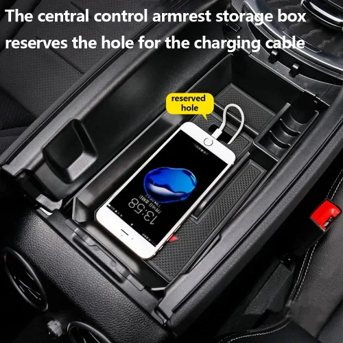 Vista 2 de Organizador de consola para Mercedes C/GLC W205/W253 2015-2022