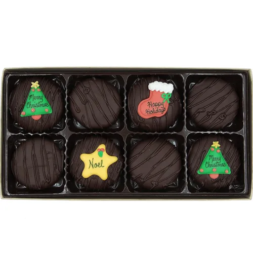 Vista 124 de Galletas Oreo bañadas en chocolate oscuro y con leche, de Philadelphia Candies
