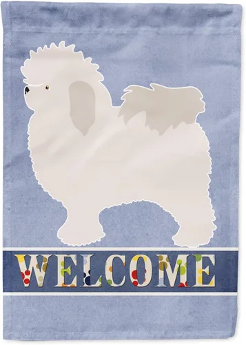 Vista 40 de Caroline's Treasures BB8334GF AIDI Bandera de jardín para perro de montaña del Atlas, bandera de buzón azul, bandera decorativa para patio exterior