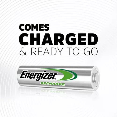 Vista 5 de Energizer Recarga pilas AA recargables universales (paquete de 16), baterías recargables dobles A