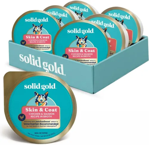 Vista 13 de Solid Gold Complemento de Comida Húmeda para Perros y Copitas de Comida - Con Carne de Res y Batata para Soporte de Cadera y Articulaciones