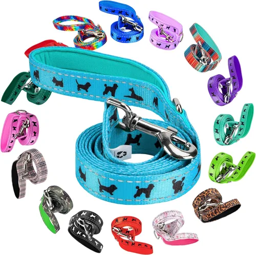 Vista 28 de EcoBark Correa para Perro - Correas Cómodas y Reflectantes con Asa Acolchada - Fuerte y Duradera de Alta Resistencia - Entrenamiento y Tiro