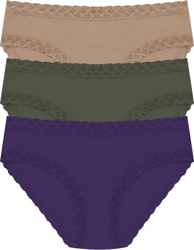 Vista 15 de Natori Paquete de 3 bragas Bliss Girl para mujer Café