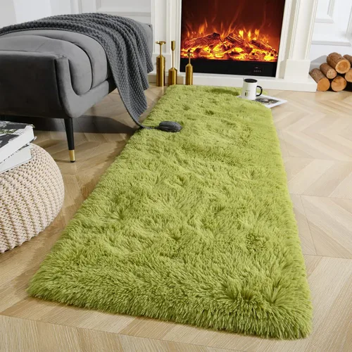 Vista 15 de Ompaa Alfombra Esponjosa, Alfombras de Área Súper Suaves y Peludas para Dormitorio y Sala de Estar - 6' x 9' Alfombra Grande de Felpa Peluda Shag