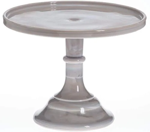 Vista 12 de Bandeja de pastelería para pastelería/soporte para cupcakes, patrón liso y simple, hecho en Estados Unidos, vidrio Mosser USA