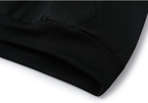 Vista 6 de Sudadera con capucha para hombre, diseño de panel multicolor, de forro polar, manga larga, para deportes