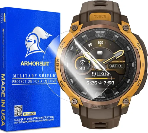 Vista 28 de ArmorSuit Paquete de 6 protectores de pantalla para Garmin Descent G2 / G1 MilitaryShield HD Clear Film - Fabricado en Estados Unidos