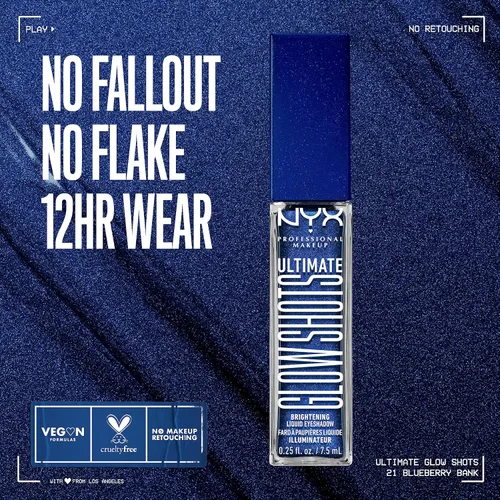 Vista 2 de NYX Professional Makeup, Ultimate Glowshots Vivid Rich - Blueberry Bank