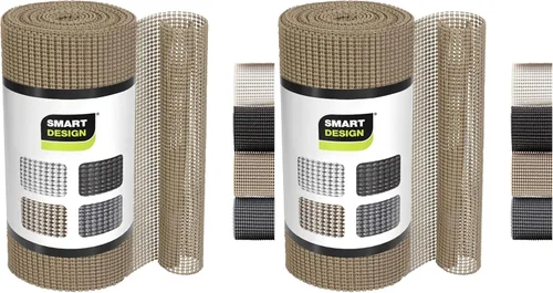 Vista 8 de Smart Design - Forro clásico para estantes y cajones, 12 pulgadas x 20 pies, no adhesivo, con agarre fuerte, protege y personaliza la organización