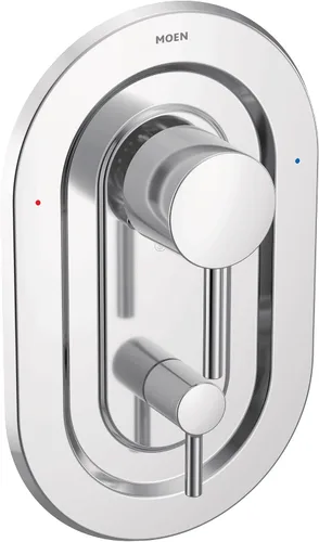 Vista 10 de Moen T2190BG Align Posi-Temp con kit de ajuste de válvula de transferencia de 3 funciones incorporado, requiere válvula, oro cepillado