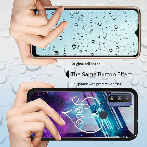 Vista 155 de Funda para Motorola Moto G Stylus 5G 2021 de vidrio templado, funda negra con diseño de mujer negra africana para mujeres y hombres, antiarañazos, a