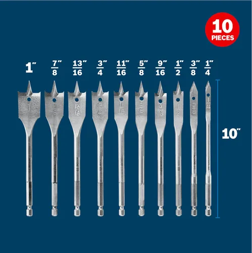 Vista 2 de BOSCH SB0010 - Juego surtido de puntas de punta de cincel de 10 piezas