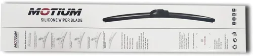 Vista 2 de MOTIUM - Escobillas para limpiaparabrisas de 18" + 18" de súper silicona, compatibles con brazos limpiaparabrisas de gancho J (juego de 2)