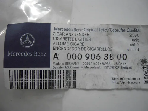 Vista 3 de MERCEDES-BENZ 0009063800 ENCENDIDO ORIGEN OEM