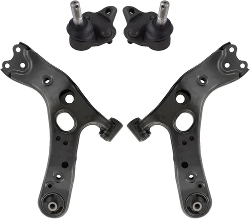 Vista 76 de TRQ Brazo de control superior e inferior del lado del conductor y del pasajero con juego de rótulas compatible con Chevrolet GMC 89-02