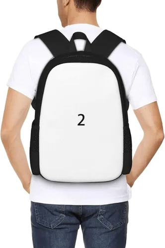 Vista 8 de Mochila de anime con impresión 3D, mochila de dibujos animados, mochila casual para viaje, mochila ligera, Color-2, talla única