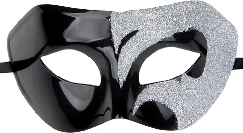 Vista 6 de IETANG Juego de máscaras venecianas de Mardi Gras para parejas con collar y pajarita