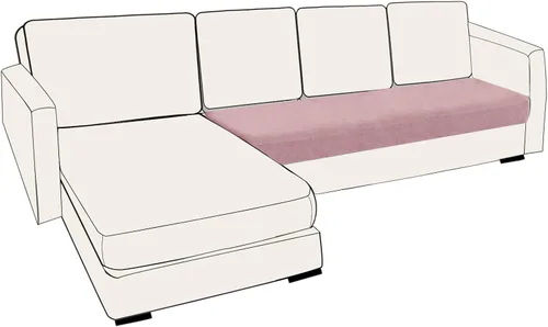Vista 27 de UNBBRRL Fundas de cojín de asiento para sofá, elásticas, funda de cojín individual para sofá, fundas de cojín para sofá, fundas de héroe protegen