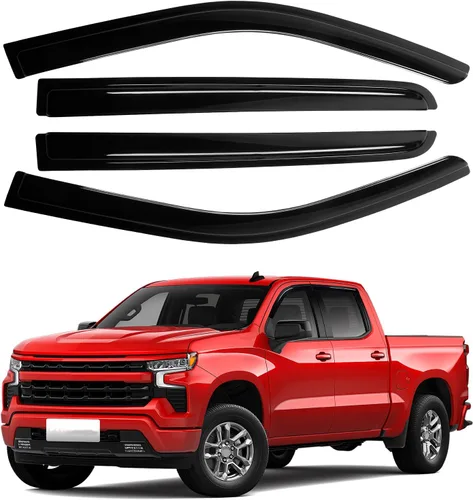 Vista 44 de Canvcle 4Runner - Protectores de lluvia – Viseras de ventana para Toyota 4Runner 2010-2024, deflectores de viento de ventana lateral con cinta