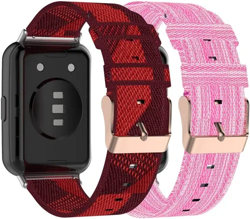Vista 13 de Senter Correas de repuesto de nailon suave de liberación rápida para Huawei Watch Fit 2 Smart Watch