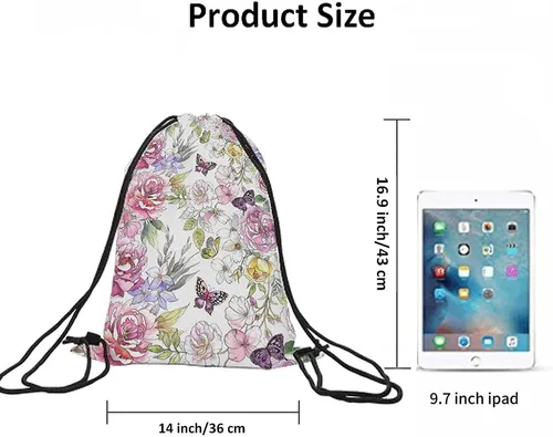 Vista 6 de Skulls - Mochila con cordón, Multi-a117.
