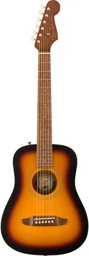 Vista 9 de Fender Redondo Player - Guitarra acústica, con garantía de 2 años, bronce satinado, diapasón de nogal