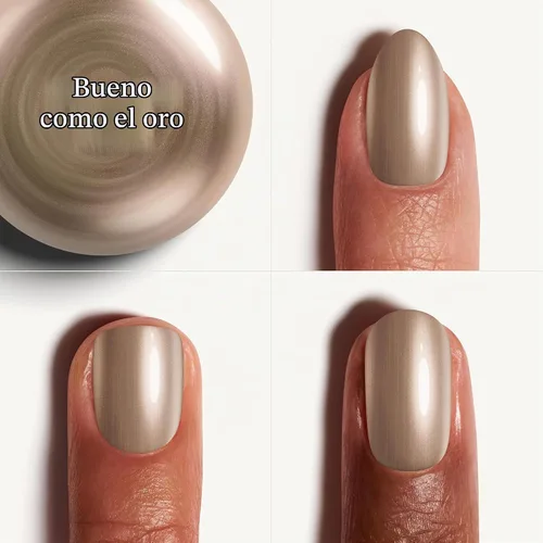 Vista 3 de essie Esmalte de uñas, acabado brillante, Good As Gold, 0.46 onzas líquidas
