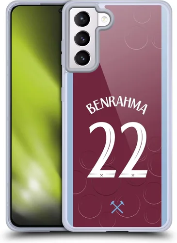 Vista 61 de Head Case Designs Officially Licensed West Ham United FC James Ward-Prowse 2023/24 Players Home Kit Gel Case [Military Grade Protection] Compatible