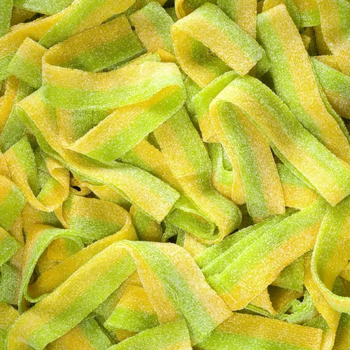 Vista 6 de Smarty Stop - Cintas de gomita de caramelo agrio de todos los sabores (mora azul, 1 libra (Blazpberry))