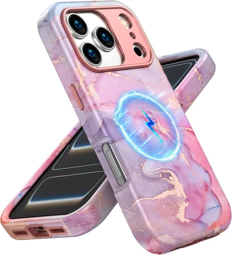 Vista 14 de Magsafe - Funda protectora para iPhone 13/14, a prueba de golpes, a prueba de caídas, funda inalámbrica para parachoques, protección híbrida
