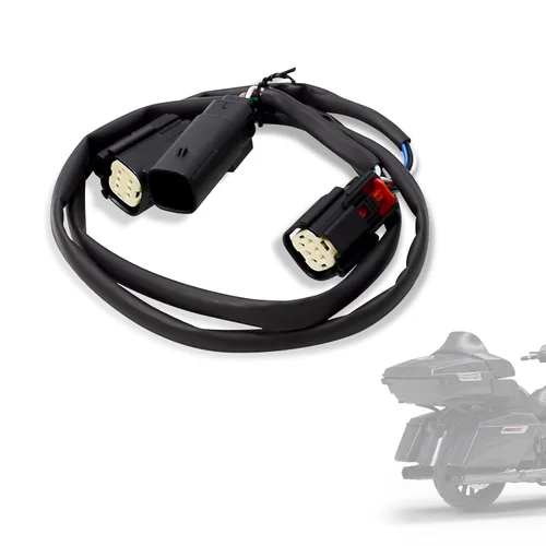 Vista 10 de Kit de Arnés de Cableado de Paquete de Equipaje de Gira del Maletero compatible con Harley Touring, Road Glide, Road King, Electra y Street Glide