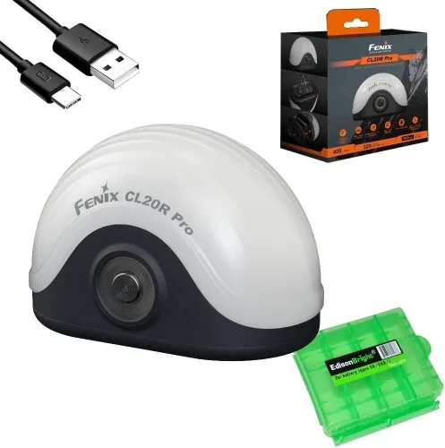 Vista 10 de Fenix CL20R Pro USB recargable 400 lúmenes RGB/luz blanca con detección de movimiento dedicada para campamento/dormitorio con batería EdisonBright