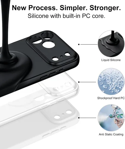 Vista 4 de MOZOTER Funda magnética para iPhone 17 Pro / iPhone 18 Pro, color negro