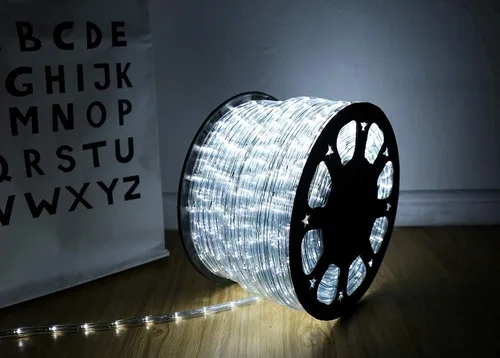 Vista 3 de luces de cuerda LED de 100 pies, luces de cuerda blancas de 720 LED para exteriores, luz de cuerda conectable, luces de cuerda para interiores