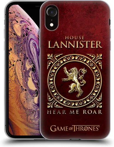 Vista 44 de Producto oficial de HBO Game of Thrones metálico Sigils Soft Gel Case para iPhone de Apple 7 Plus/8 PLUS, Lannister