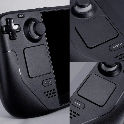 Vista 4 de TALONGAMES Protector táctil compatible con Steam Deck Touch Trackpad (protector de trackpads, mate, negro)