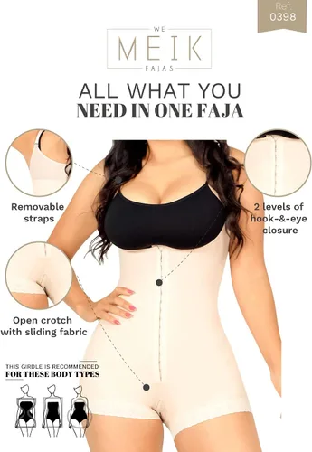 Vista 6 de MEIK Shapewear Bodysuit for women with tummy control, Fajas Reductoras y Moldeadoras
