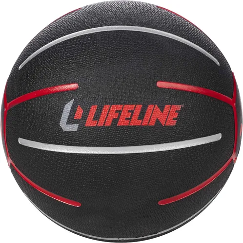 Vista 8 de Lifeline Fitness Balón medicinal - Entrenamiento de fuerza y estabilidad corporal total, antideslizante, rebote ligero, superficie texturizada