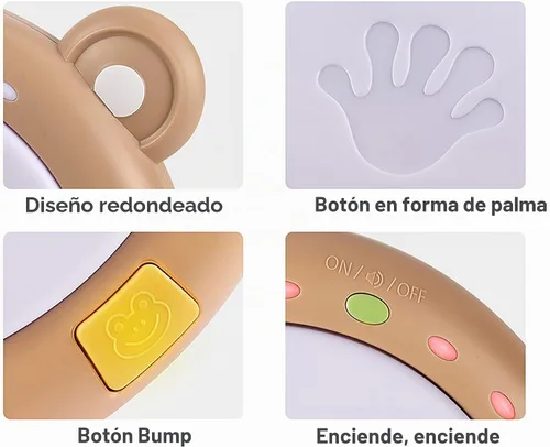 Vista 3 de TUMAMA - Batería electrónica musical para bebés y niñas