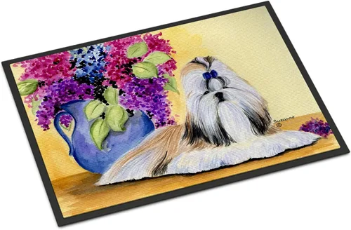 Vista 14 de Caroline's Treasures SS8220MAT - Felpudo afgano de 18 x 27 pulgadas, para interiores y exteriores, para entrada, antideslizante, lavable, de pelo