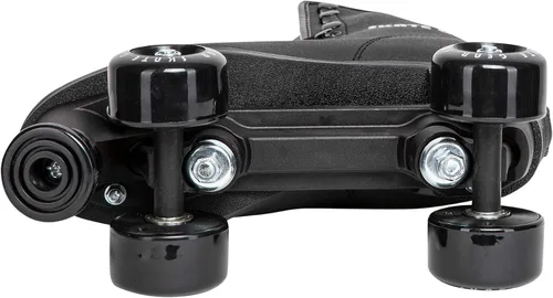 Vista 8 de C SEVEN C7skates - Patines cuádruples de diseño retro para jóvenes y adultos Negro suave