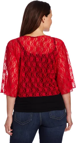 Vista 2 de Star Vixen Suéter de manga 34 para mujer de talla grande