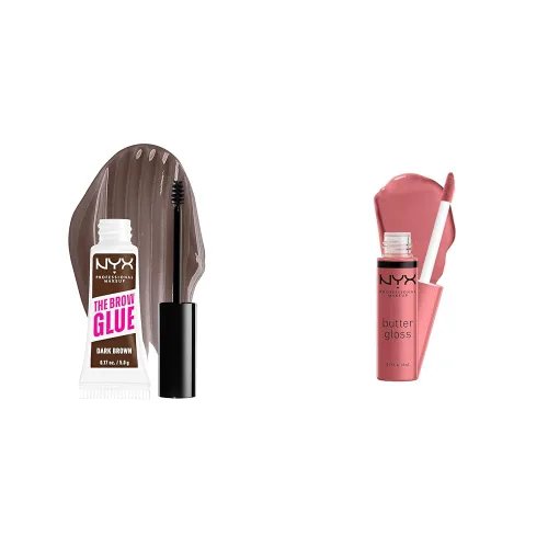 Vista 10 de NYX PROFESSIONAL MAKEUP - El pegamento para cejas, gel para cejas de fijación extrema - Transparente