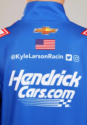 Vista 5 de Disfraz de Uniforme NASCAR Kyle Larson HendrickCars para Niños Multicolor